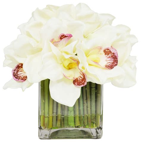 Cymbidium Orchid Vase