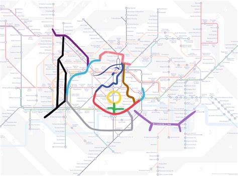 London Underground Map On Behance