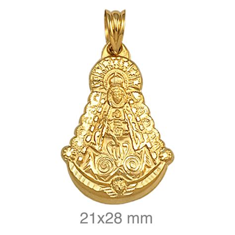 Medalla Oro Virgen Del RocÍo Silueta Joyería Ital