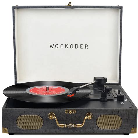 Turntable Record Player Portable Wireless 3 Speed Vinyl Record Player
