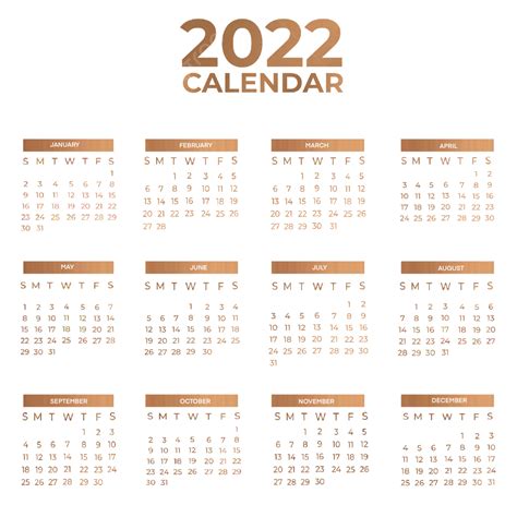 New Year Calendar White Transparent New Year Of 2022 Calendar For Full