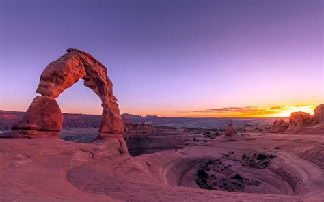 Sunset Delicate Arch Park Utah United States 5k Preview