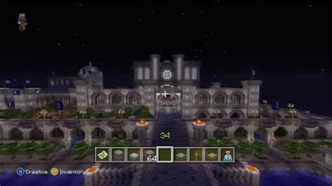 Minecraft Xbox 360 Epic Castle Preview Youtube