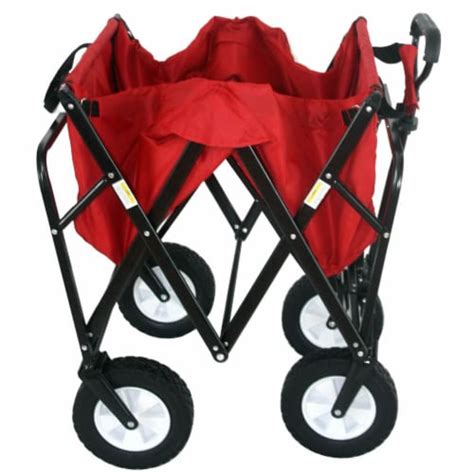 Mac Sports Collapsible Folding Outdoor Utility Wagon Red 1 Ct Fred