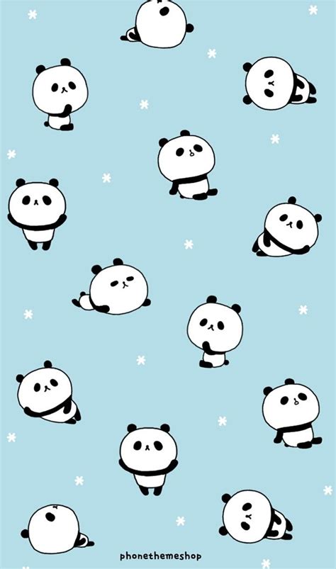Cute Kawaii Panda Wallpapers Wallpaper Cave