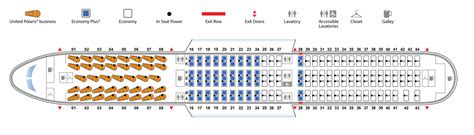 United 767 400er Seat Map Airportix