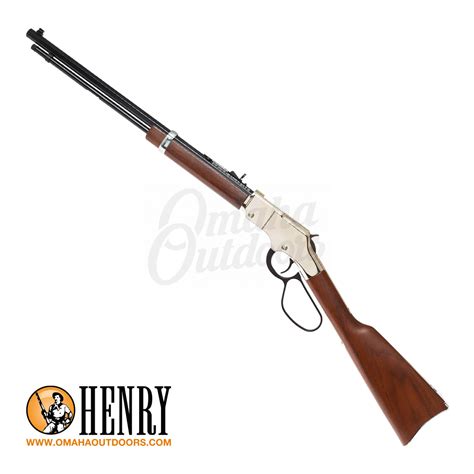 Henry Golden Boy Silver Rifle 16 Rd 22lr 20 Walnut Stock Omaha Outdoors