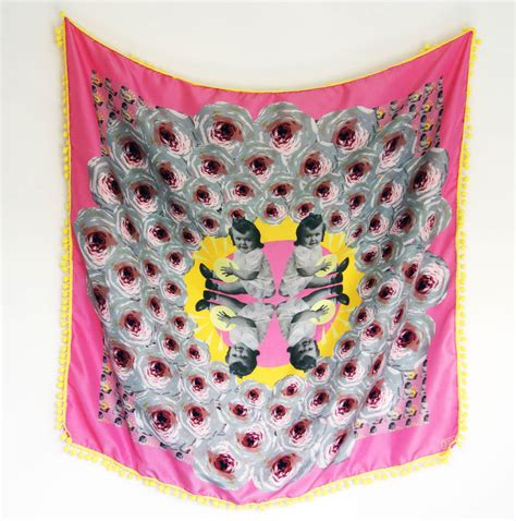 Bloom Designer Silk Scarf By Neon Pineapple