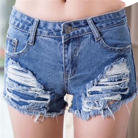 Ripped Short Jeans Bbg Clothing