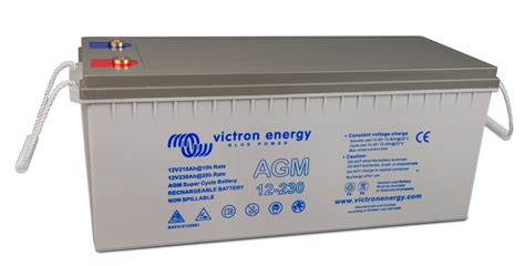 Batterie Solaire Agm 230ah 12v Super Cycle Victron Energy