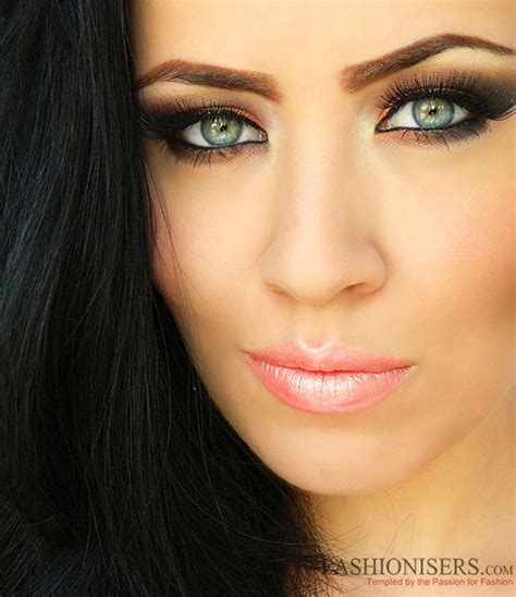 Orange And Brown Smokey Eye Makeup Tutorial Fashionisers