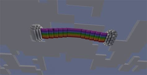 Full Rainbow With Clouds Minecraft Project