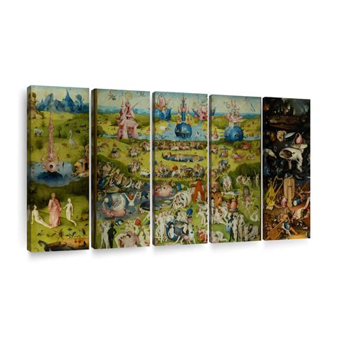The Garden Of Earthly Delights Vi Wall Art Painting By Hieronymus Bosch