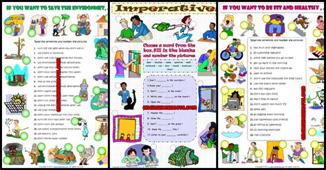 Imperative Mood Esl Printable Worksheets And Exercises