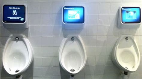 Toilet Gaming Technology Targets Urinal Boredom Bbc News