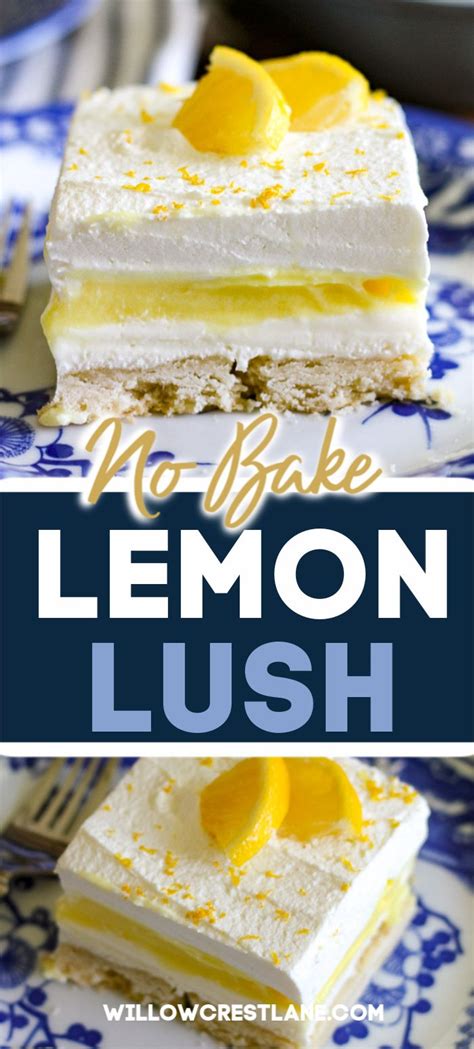 Lemon Lush Norah Pritchard Willowcrest Lane Recipe Fluff Desserts Desserts Winter Desserts