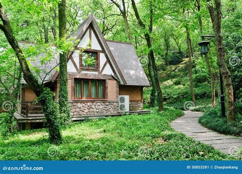 Little House In The Woods Stock Image Image 30853281