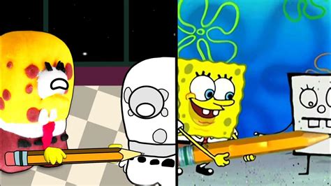 Spongebob Doodlebob In Among Us Animation Youtube