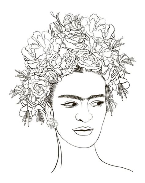 Grozs Inteli Ence Rnieks Cuadros Frida Kahlo Para Colorear Atp Sties