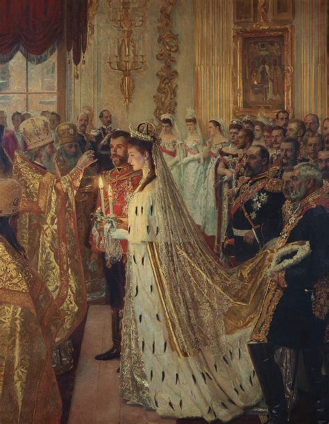 The Marriage Of Nicholas Ii Tsar Of Russia 26th November 1894 By