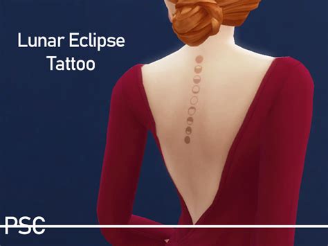 The Sims Resource Lunar Eclipse Tattoo
