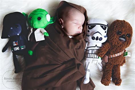 Star Wars Newborn Session Hering Baby Star Wars Baby Baby Jedi