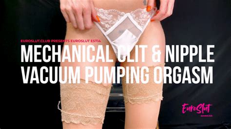 Mechanical Clit And Nipple Vacuum Pumping Orgasm Es Euroslut Clips Sale