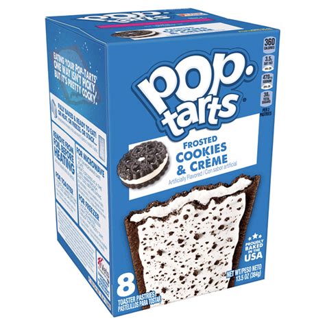 kelloggs pop tarts breakfast toaster pastries cookies and crème 13 5 oz 4 count toaster