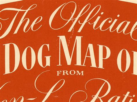 Vintage Illustrated Dog Map Of The World Dogs Wall Art Dogs Etsy