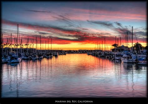 Amazing Marina Del Rey Sunset Kodachromes By Pedro Szekely