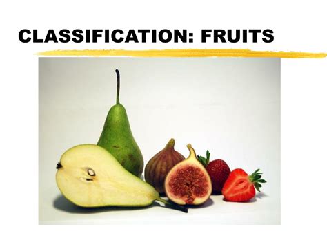Ppt Classification Fruits Powerpoint Presentation Free Download