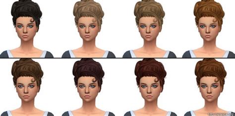 Simista Stealthic`s Lovesick Hair Retextured Sims 4 Hairs