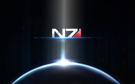 Download N Mass Effect Logo In K Wallpaper Wallpapers Com