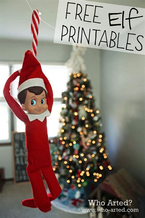 Free Printable Elf On The Shelf Birthday Card