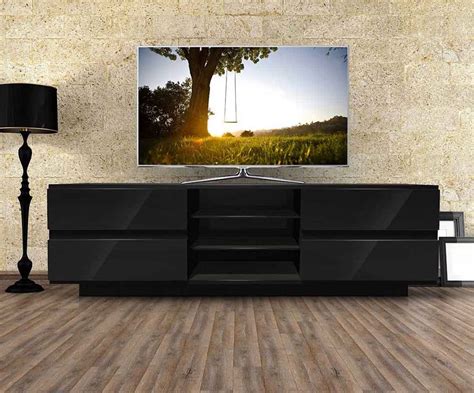 Mda Designs Avitus Blackblack Black Tv Cabinet