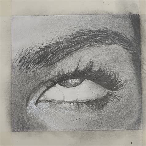 Realistic Eye Drawing Dessin Dœil Réaliste Clara Wallis