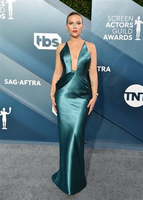 Scarlett Johansson At The 2020 Sag Awards The Best Award Season Red