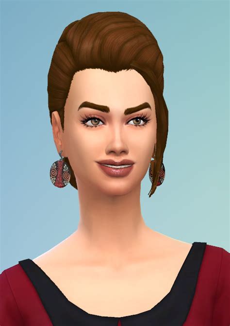 Birksches Sims Blog French Braid Hair With Side Bang ~ Sims 4 Hairs