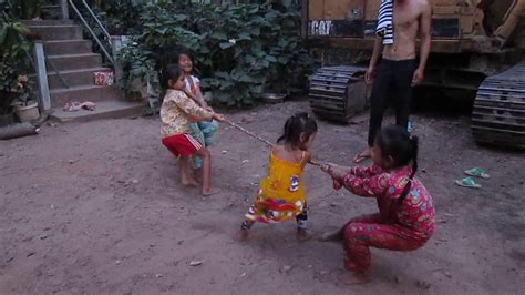 Cambodia Traditonal Game Khmer Game In New Year Youtube
