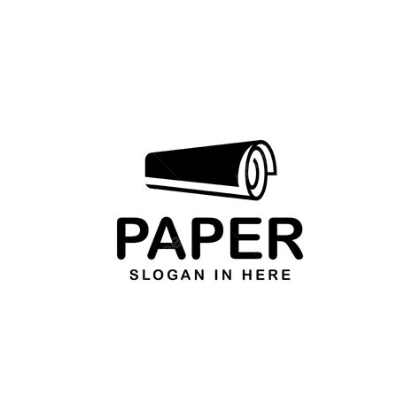 Torn Paper Roll Vector Hd Png Images Paper Roll Logo Icon Template