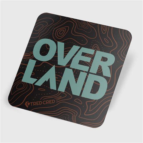 Overland Square Trail Sticker Tred Cred