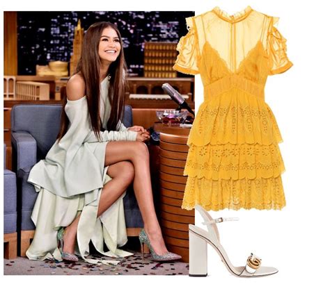Jimmy Fallon With Zendaya Outfits Fashion Mini Dress