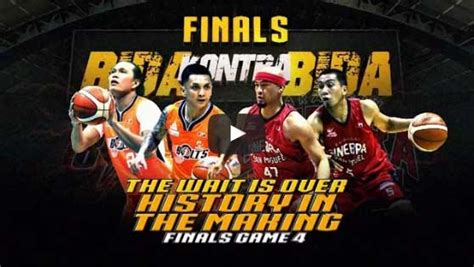 Watch Ginebra Vs Meralco Finals Game 4 Highlights Video Gilas