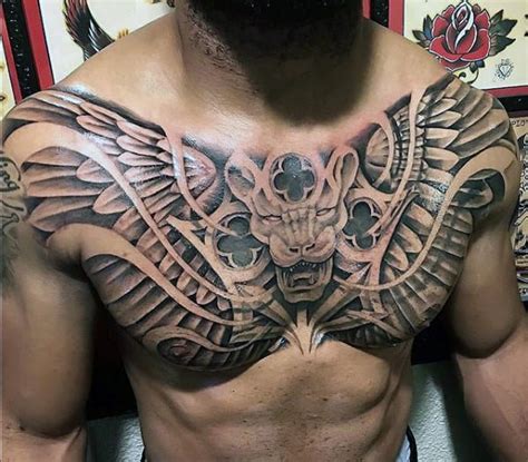#arm tattoo #black tattoos #chest tattoos #finger tattoo #fully inked #hand tattoo #inked guy #men tattoos #mens tattoo idea #shoulder tattoo #sleeve tattoo #tattoo ideas for men. 70 Cool Chest Tattoos For Men - Masculine Ink Design Ideas