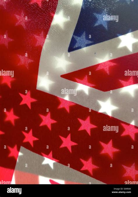 American And British Flags Stock Photo Alamy
