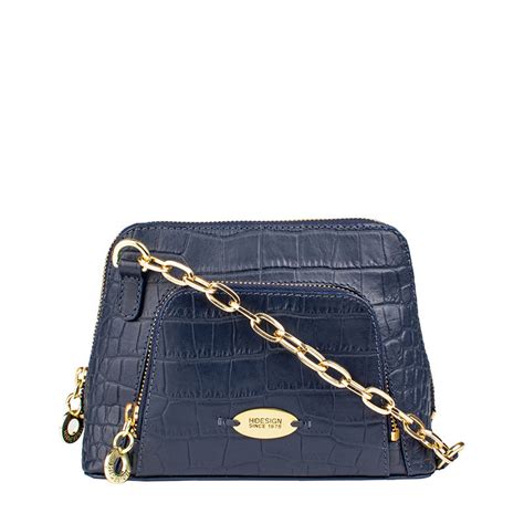 Buy Hidesign Ginny Ee Blue Sling Bag Online