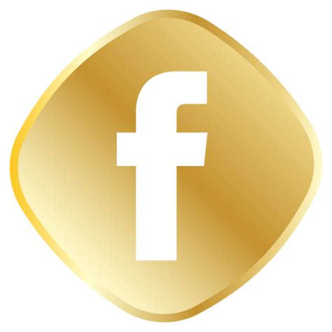 Download High Quality Facebook Logo Transparent Gold Transparent Png