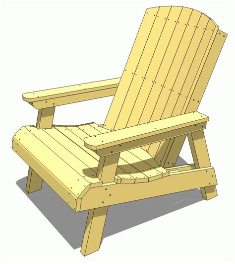 Free Printable Plans Adirondack Chairs