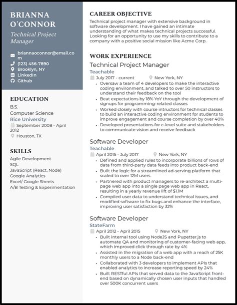 25 Project Manager Resume Examples For The Job In 2024