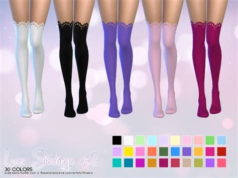 Lace Stockings At Aveira Sims 4 Sims 4 Updates